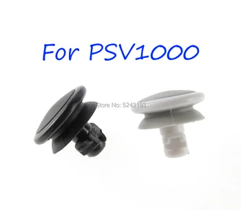 100 adet Psvita 1000 PSV 1000 Denetleyici beyaz siyah 3D Analog Joystick kap PSV1000 Düğme Joystick Rocker kapağı