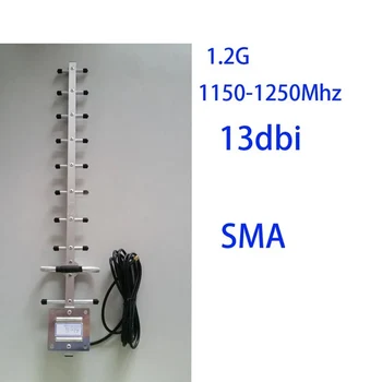 13dBi 1.2 G Yagi Anten 3M Kablo Kablosuz Video kablosuz AV alıcısı-vericisi Alıcı FPV Hava Cctv Alıcı Anten SMA RP-SMA
