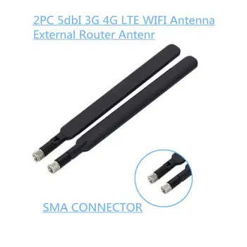 2 ADET 5dBi Yüksek WiFi Anten SMA Erkek LTE Kablosuz Yönlendirici Anten Huawei B315 B310 B593 B525 B880 B890 Yeni Dropship