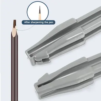 2 Adet Yeni Microblading Tasarım Kaş Kalemi Bileme İnce Aracı Profiler Kalem Makyaj Aracı