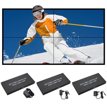 4K60HZ HDMI TV Video Duvar Denetleyicisi Splicer 1 HDMI Girişi ve 4 Çıkış 2x2 HDMI Video Duvar Denetleyicisi Ekran Ekleme Splicer Kutusu