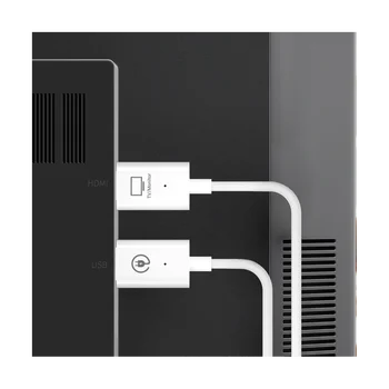 5G 50M Kablosuz Video Verici ve Alıcı Genişletici Ekran USB Adaptörü Dongle TV çubuk mini PC Monitör Projektör Anahtarı