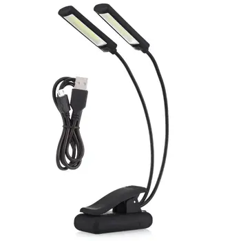 6W LED USB Kısılabilir Klip Okuma Lambası Dizüstü Dizüstü Piyano Yatak Başlığı Masası Taşınabilir Gece Lambası