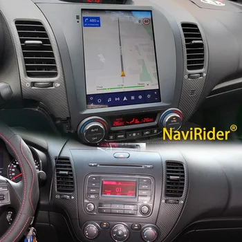 Android 13 Tesla Tarzı Araba Radyo KİA CERATO İçin K3 FORTE 2013-2017 Stereo Multimedya Oynatıcı GPS Navigasyon Carplay DSP Kafa Ünitesi