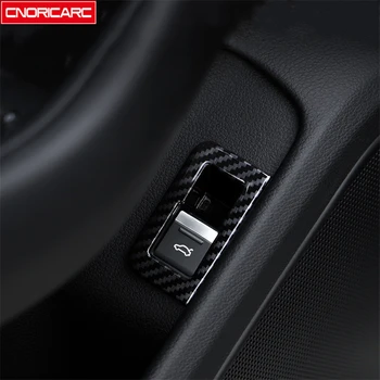 Araba Styling Kapı Gövde Anahtarı Düğmesi Çerçeve Dekorasyon Kapak Trim İçin Audi A6 C8 2019 2020 LHD Otomotiv İç Aksesuarları