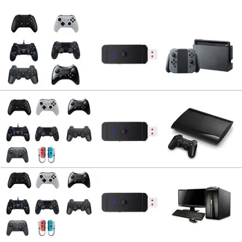 Bir Denetleyici Gamepad Dönüştürücü Adaptör Toz Geçirmez Taşınabilir Taşıma Dekor Nintendo Anahtarı için PS3 PC PS4 Xbox Kaynağı