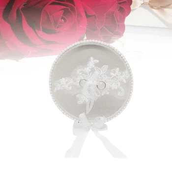 Dantel Yüzük Yastık Zarif Zarif Çiçek Yüzük Taşıyıcı Yastık Yastık Düğün Evlilik Töreni Nişan Süslemeleri