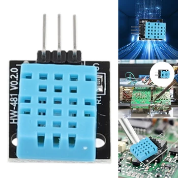 DHT11 Sıcaklık Sensörü Modülü PCB KY-015 Dijital Sıcaklık nem ölçer 20-95 Derece Sıcaklık Ölçümü DIY Başlangıç Kiti