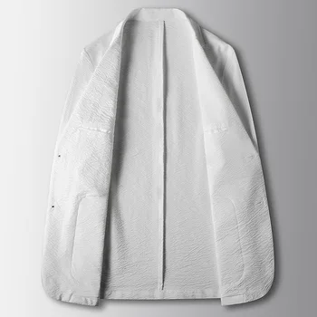 E1846-Erkek günlük yazlık takım elbise, bol kesim ceket