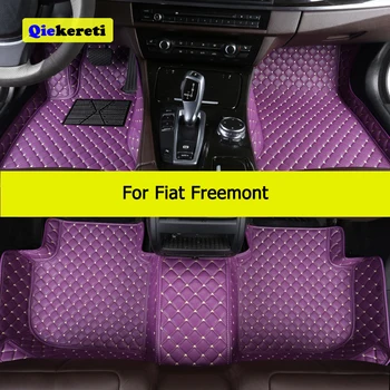 Fiat Freemont İçin QIEKERETI Özel Araba Paspaslar Oto Halılar Ayak Coche Aksesuarla