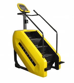 Fitness spor ekipmanları Yerli tırmanma makinesi ticari aerobik merdiven makinesi