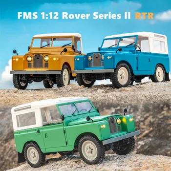 FMS 1: 12 Land RC Araba Off-Road Rover Serisi II RTR 2.4 G Elektrikli Radyo Kontrol 4WD Araç Yetişkin Çocuklar Yılbaşı Hediyeleri Koleksiyonu