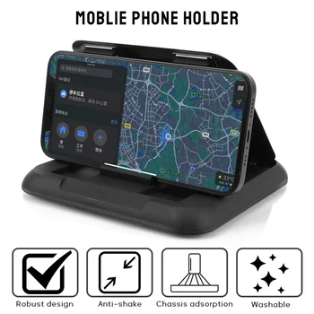 GPS Ekran Braketi Dağı evrensel Araç telefon tutucu ön panel telefon tutucu Standı Ayarlanabilir Kaymaz Silikon vantuzlu bileyici