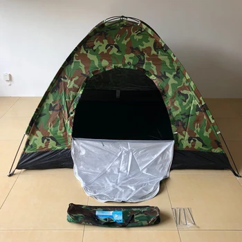 Kuru ve Rahat Kalın 170T Polyesterden Yapılmış Su Geçirmez Kamp Çadırı Geniş Uygulama