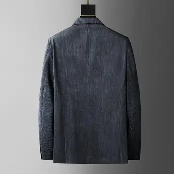 L-Zincir pin tasarım günlük giysi niş high-end anlamda kısa gece kulübü takım elbise ceket erkekler