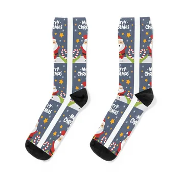 Merry Christmas Tatil Sanat Tasarım Beraberlik Sokak Sanatı Metin Cümle Alıntı 2 Çorap sıcak kış çorap çorap komik çoraplar Kadın erkek