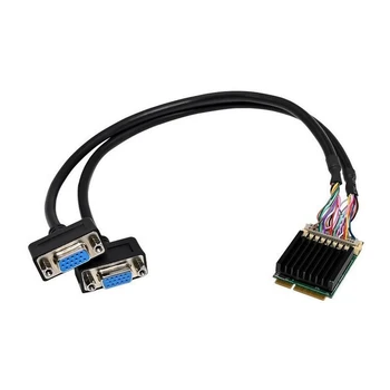 Mini Taşınabilir 2D Uygulama Multimedya Grafik Kartı PCIE Çift Bağlantı Noktalı VGA Gömülü Görüntü SM750
