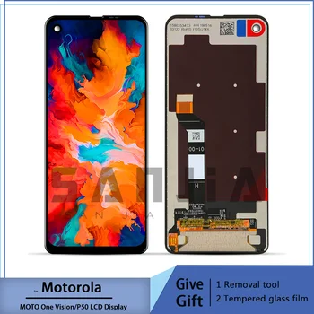 Motorola moto için bir görünüm p50 xt1970 lcd ekran dokunmatik ekranlı sayısallaştırıcı grup çerçeve ile değiştirin
