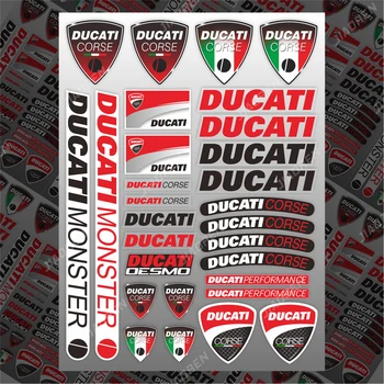Motosiklet Ducati Sticker Çıkartma Canavar Kaba Logo