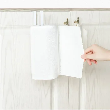 Mutfak Doku Tutucu Asılı Tuvalet rulo kağıt havlu tutucu Havlu Askısı Mutfak Banyo Dolabı Kapı kanca Tutucu Organizatör