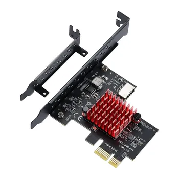 PCIE USB 3.1 GEN2 Tip-E Genişletme Kartı, 10Gbps PCI 3.0 1X ila 20Pin Ön Panel Tipi C Konektörü /8