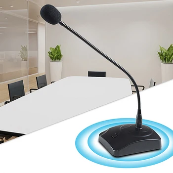 QR-501 Kablolu konferans mikrofonu, Ofis Toplantı Boynu kayıt mikrofonu Kondenser Mikrofon