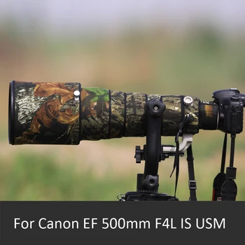 Roadfisher Açık Su Geçirmez Toz Geçirmez Kamera Lens Sarma Bezi Koruyucu Kapak Ceket Koruyucu Kılıf Canon EF 500mm F4L IS USM