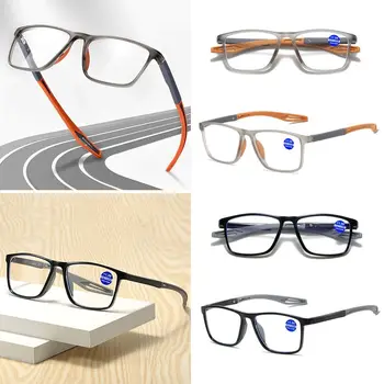 Spor okuma gözlüğü Ultralight Anti-mavi ışık presbiyopi gözlük kadın erkek uzak görüş optik gözlük Diyoptriden