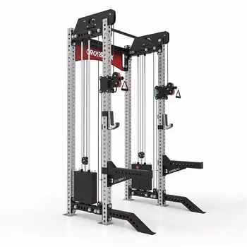 Spor salonu Kullanımı Fitness ekipmanları Çok Fonksiyonlu Eğitmen Güç Kafes Smith Makinesi Squat Raf