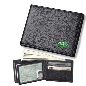 Sürücü lisans sahibi PU deri kart çantası Land Rover İçin Araba Sürüş Belgeleri İş KİMLİK Pasaport Kartı Cüzdan Moda Hediye