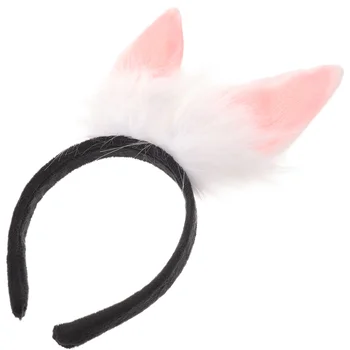 Tavşan kulak bandı tavşan kulakları saç aksesuarları Pervane papyon başlığı peluş parti