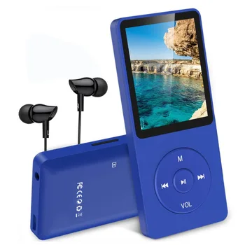 Taşınabilir Müzik Çalar 1.8 inç Ekran Bluetooth 5.0 HİFİ Ses Desteği 128G TF Kart ile Video / E-Kitap / FM Radyo / Ses Kaydedici