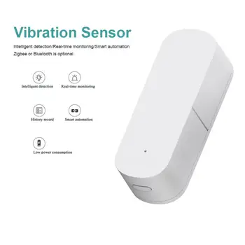 Tuya Zigbee Akıllı Titreşim Sensörü Akıllı Algılama Alarm Ev Güvenlik Sistemi Akıllı Ev Akıllı Yaşam APP Kontrolü