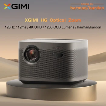 XGIMI H6 4K UHD Projektör optik kayıpsız zoom 1200CCB Lümen Ev Sineması 3D Android Akıllı Beamer 120HZ Video Bluetooth