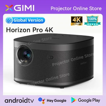 XGIMI Horizon Pro 4K Projektör проектор Küresel Sürüm Ev Beamer Sineması 2200 ANSI Android TV 10.0 ile Harman Kardon Hoparlörler