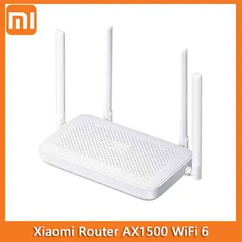 Xiaomi AX1500 WİFİ yönlendirici Örgü Sistemi / 5 / 2 4 GHz WiFi 6 Gigabit Ağ Bağlantı Noktası Desteği IPTV Yüksek hızlı Mesh wifi Tekrarlayıcı mihome İçin