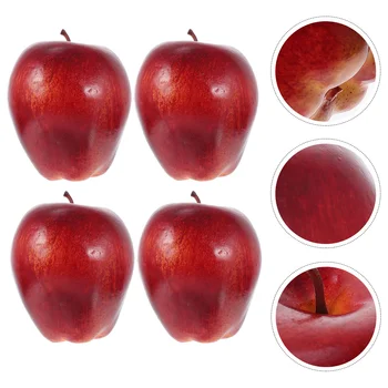 Yapay Meyve Modeli Sahte Kırmızı Elma Fotoğraf Meyve Modeli Köpük Meyve Simüle Snakefruit Modeli Kolye