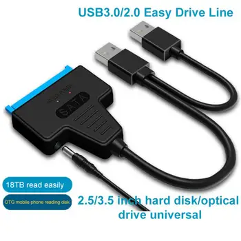 Yeni USB SATA 3 Kablo Sata USB 3.0 Adaptörü 6 Gbps'ye Kadar Destek 2.5 İnç Harici SSD HDD Sabit Disk 22 Pin Sata III A25 2.0