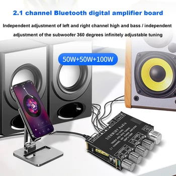 YS-S100L Bluetooth 5.0 Subwoofer Amplifikatör Kurulu 2.1 Kanal ses amplifikatörü devre kartı modülü Dijital güç amplifikatörü Kurulu