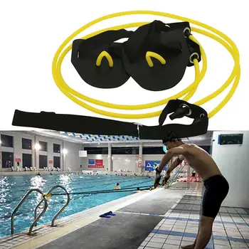 Yüksek Elastikiyet Gücü Eğitim Yüzme Kürek TPE Ayarlanabilir Yüzmek Eğitim Direnci Kürek Palmiye Yüzme Aksesuarları 