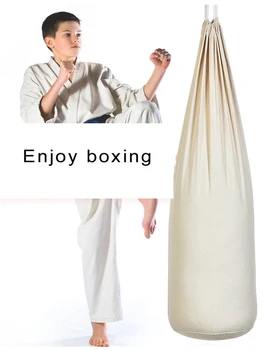 Çift katmanlar Sağlam Tuval Taekwondo Sanda boks Kum Torbaları Dövüş Sanatı Kum torbalarıdemir Uzunluğu 60-200 cm